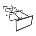 NVCN013 - Chân bàn nhân viên 3600x1200 sắt 20x40 lắp ráp