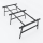 HCAC015 - Chân bàn cụm 4 120x240 hệ AConcept lắp ráp