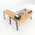 HBAT018 - Bàn chữ L 160x160 Aton Concept lắp ráp