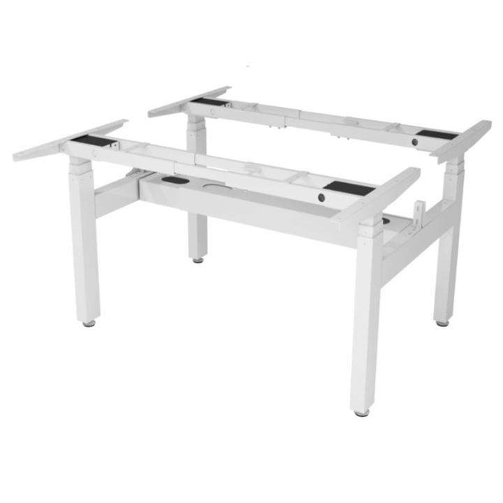 CBNT33-4A3 - Chân bàn nâng hạ điện cụm 2 người 4 chân trụ 3 khớp