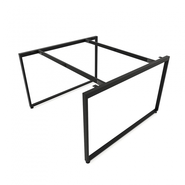 NVCN011 - Chân bàn nhân viên 1400x1400 sắt 20x40 lắp ráp
