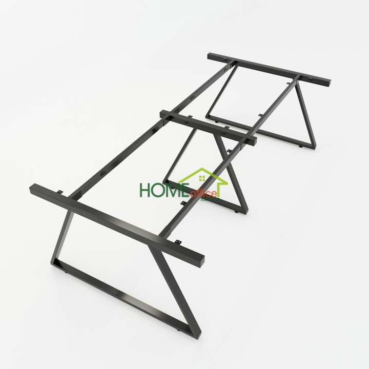 HBTH013 - Bàn họp 240x120 Trapeze II Concept lắp ráp