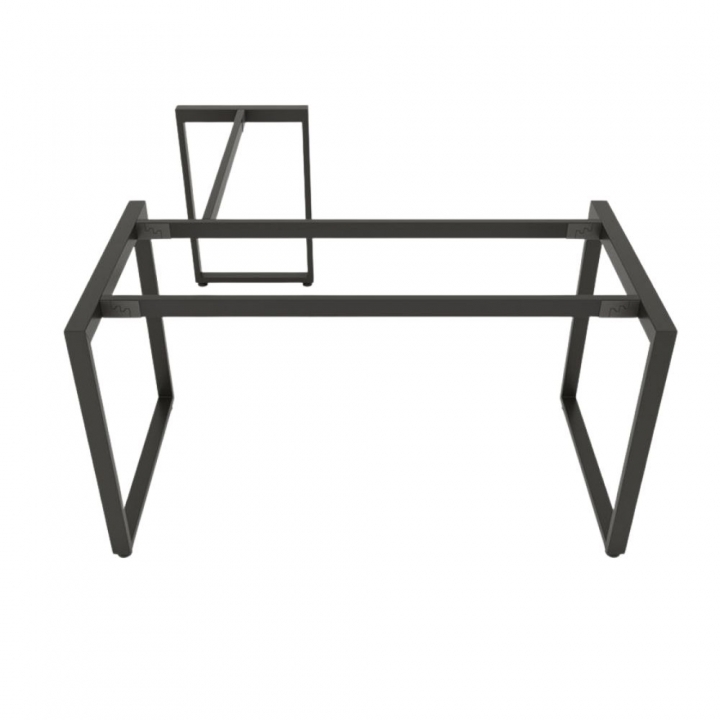 Chân sắt cho bàn chữ L 140x140cm sắt 25x50 lắp ráp HCRT012