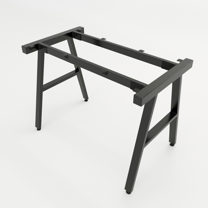 CBAC001 - Chân bàn đơn giản sắt 25x50 lắp ráp chữ M