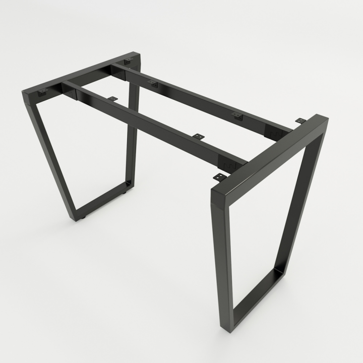 CBTC001 - Chân bàn đơn giản sắt 25x50 lắp ráp hình thang