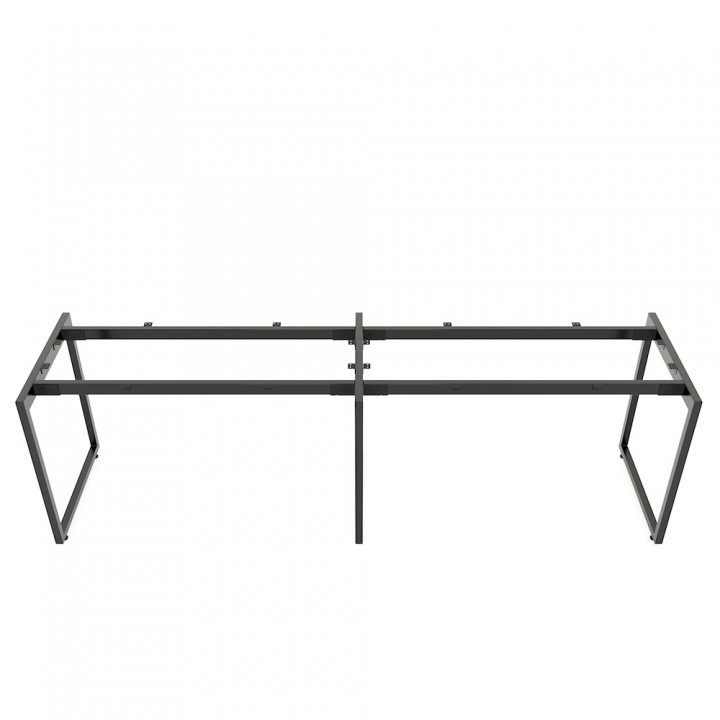Chân sắt lắp ráp bàn cụm 2 240x60cm hệ Slean HCSL013