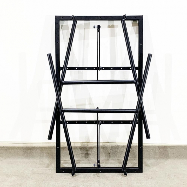 Chân bàn gấp gọn sơn tĩnh điện cao 73cm CHB68039