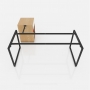 GDCN014 - Chân bàn giám đốc gắn tủ 1600x800mm sắt 20x40 lắp ráp ngàm