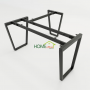 HBTC015 - Bàn Chữ L 140x140 Trapeze Concept lắp ráp