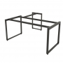 Chân sắt cho bàn chữ L 160x160cm sắt 25x50 lắp ráp HCRT014