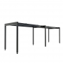 Chân sắt lắp ráp bàn cụm 2 240x60cm hệ Slean HCSL013