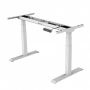 Bàn nâng hạ FlexiDesk chân điện 3 khớp mặt gỗ Tràm màu cánh gián FLD013